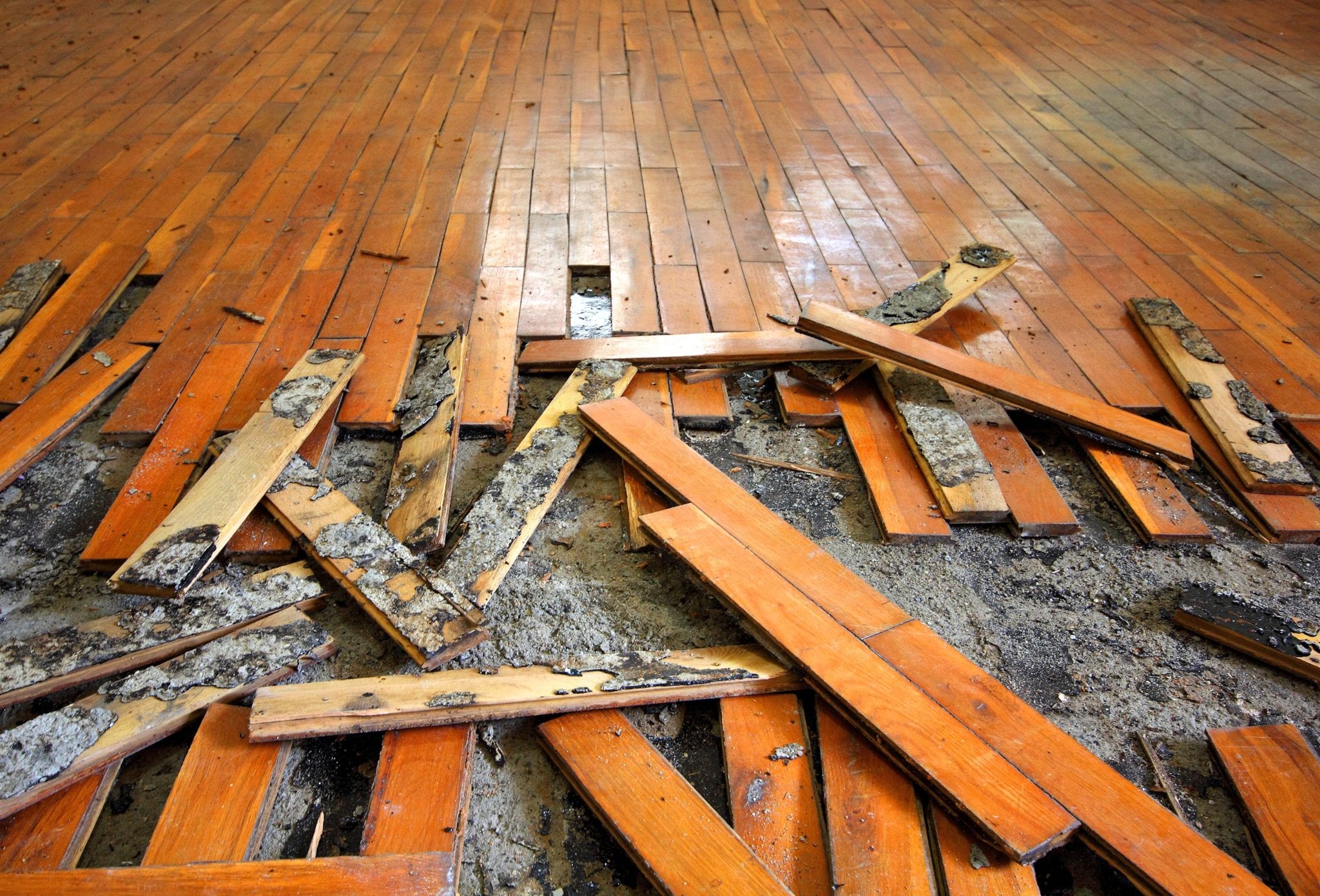 Broken Parquets for reconstruction.
