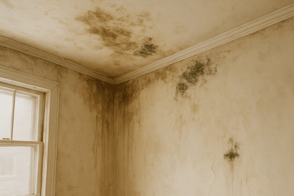 Old Water Damage Stain