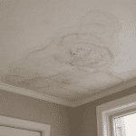 Discolour on ceiling